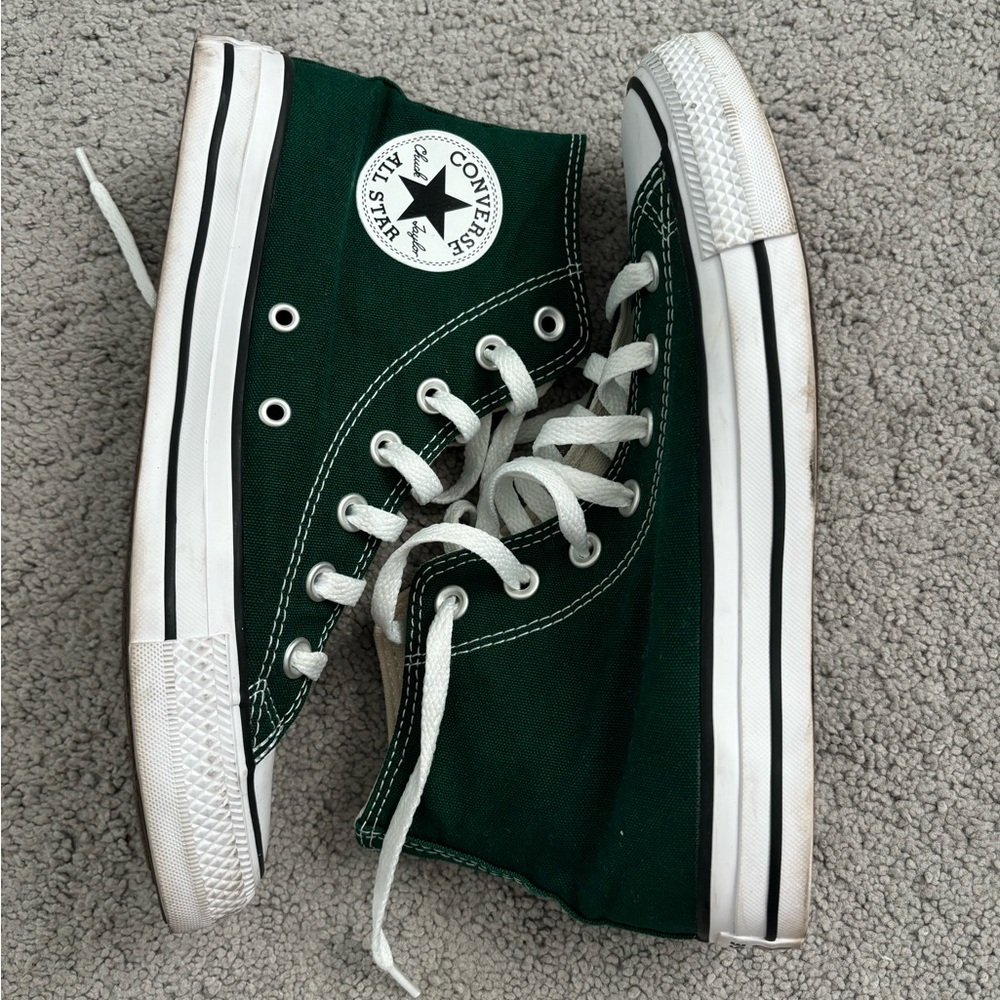 Forest Green Converse All Star High-Tops